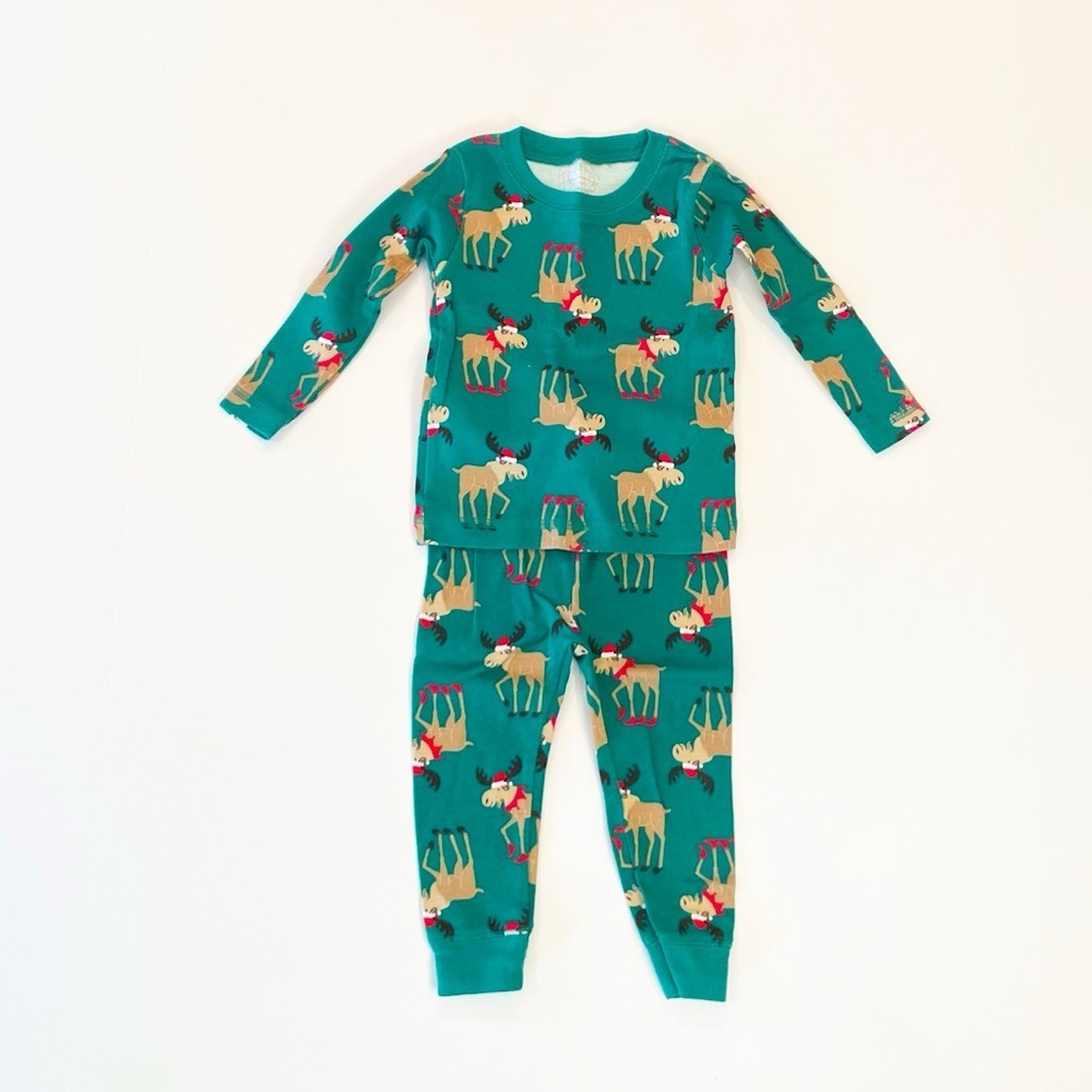 Carter’s 12M Moose Pajama Set - Picture 1 of 4